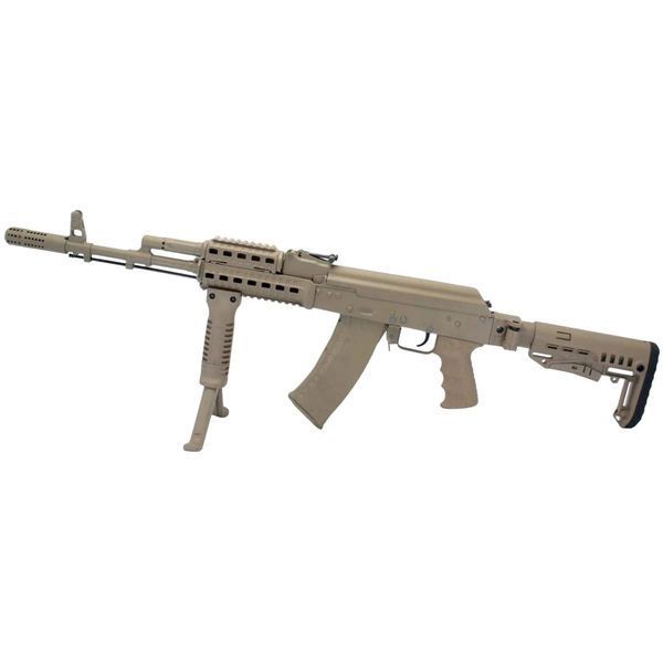 Цівка DLG Tactical DLG-099 для АК-47/74 з 2 планками Picatinny + слотами M-LOK полімер койот Z3.5.23.049 фото