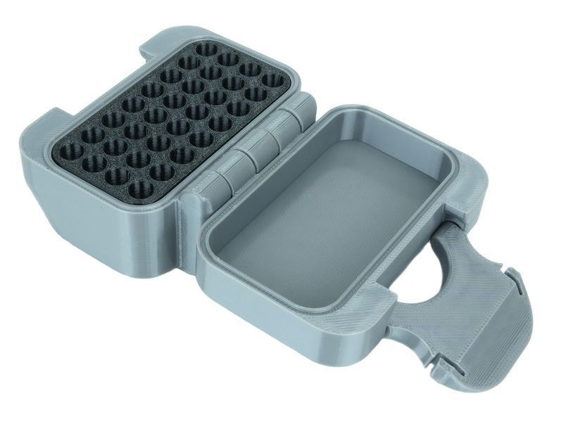 Бокс для патронів Air King .22 LR на 32 місця, сірий AirBox22Gy фото