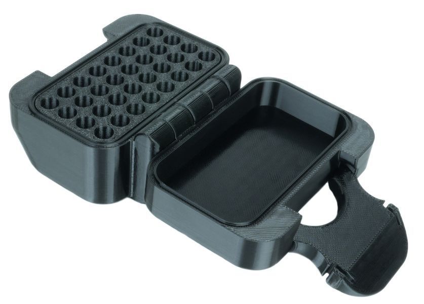 Бокс для патронов Air King .22 LR на 32 шт., черный AirBox22Blk фото