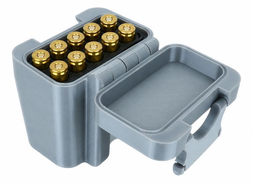Бокс для патронов Air King калибра .308 на 10 шт., серый AirBox308Gy фото