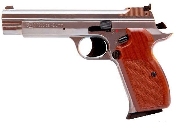 Пистолет пневматический SAS P 210 Silver Blowback! 72110270 фото