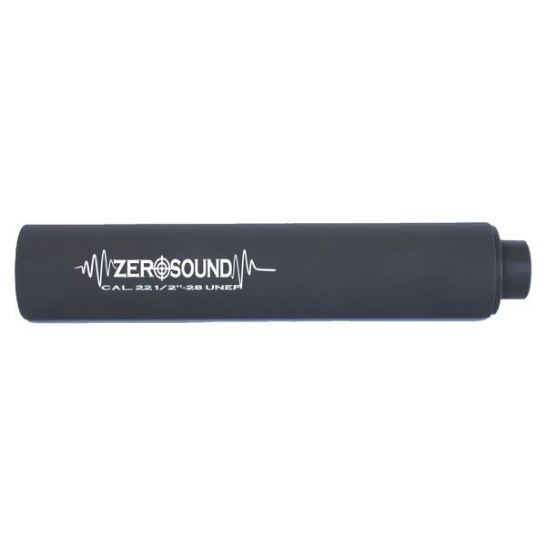 Саундмодератор Zerosound кал .22. Резьба 1/2&Prime;-28 UNEF Black 1010210 фото