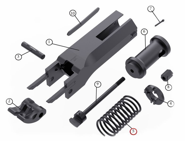 Пружина демпфера Browning M2 (OOW50BMG) 2292949136 фото