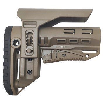 Приклад DLG Tactical TBS Compact PCP Mil-Spec з регульованою щокою, койот Z3.5.23.048 фото