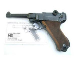 Стартовый пистолет ME Luger P-08 9 мм 59499247 фото