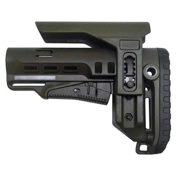 Приклад DLG TBS Tactical PCP Mil-Spec з регульованою щокою, олива Z3.5.23.047 фото
