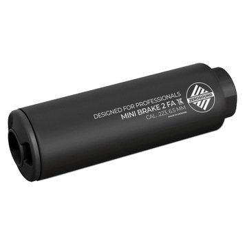Саундмодератор Zerosound TITAN MINI BRAKE II Full Auto кал. 223 Rem у комплекті з ДГК різьба 1/2-28 чорний 1010401 фото
