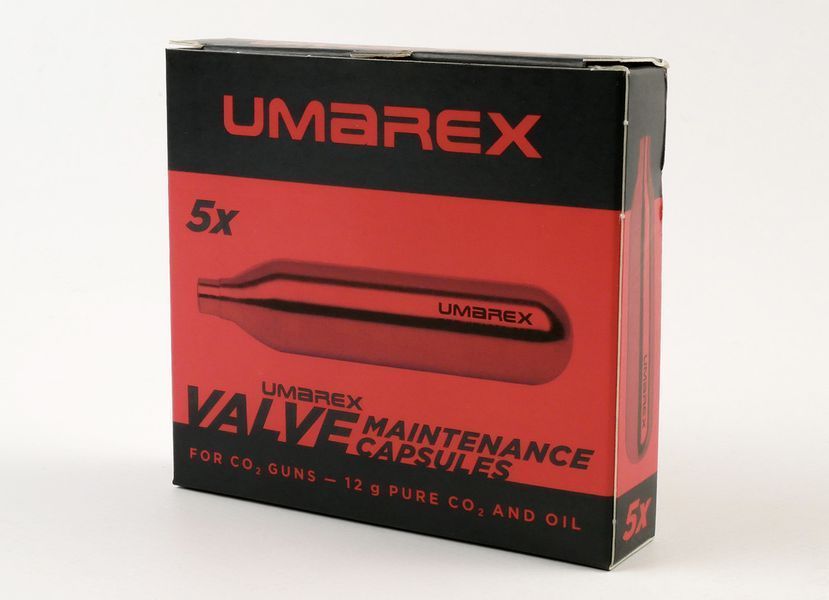 Баллон СО2 12g Umarex сервисный (для чистки и смазки клапанов) 5шт 39379948 фото
