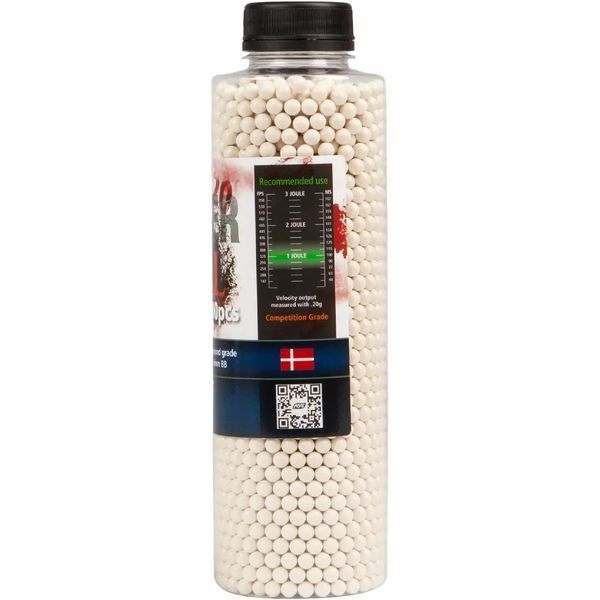 Страйкбольні кульки ASG Blaster Devil White 6 мм 0,2 г 3300 шт 2370.41.53 фото