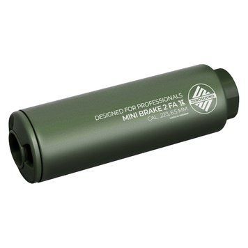 Саундмодератор Zerosound TITAN MINI BRAKE II Full Auto калібр 223 Rem у комплекті з ДГК різьба 1/2-28 Olive 1010403 фото