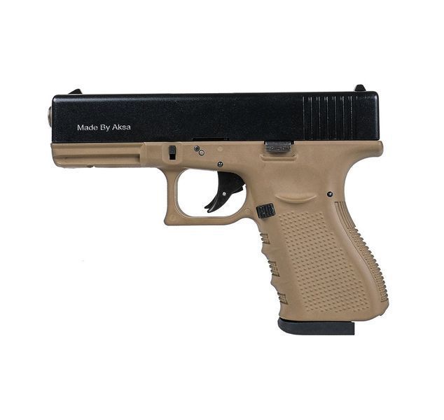 Сигнальний пістолет Aksa Arms AK14 CC-02 Glock 17 Gen 3 AK14 CC-02 Tan/Black фото