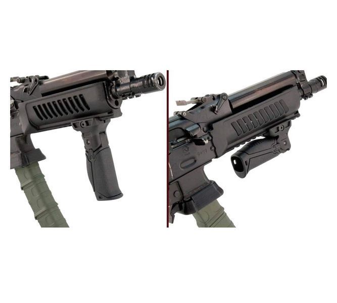 Передняя рукоятка DLG Tactical DLG-048 складная на Picatinny полимер черная Z3.5.23.005 фото