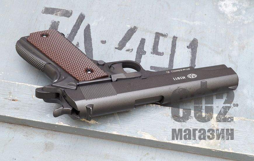 Пистолет пневматический SAS M1911 Pellet 1216765670 фото