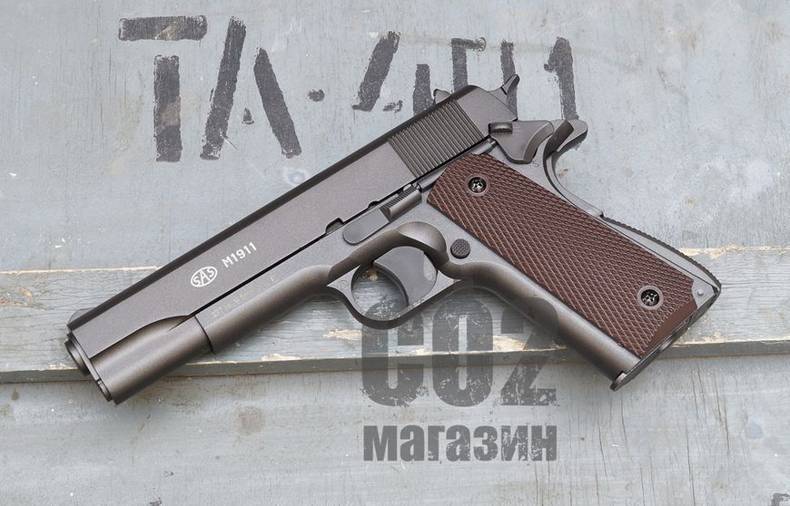 Пистолет пневматический SAS M1911 Pellet 1216765670 фото