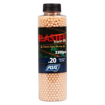 Страйкбольні кульки ASG Blaster Tracer Red 6 мм 0,2 г 3300 шт 2370.41.52 фото