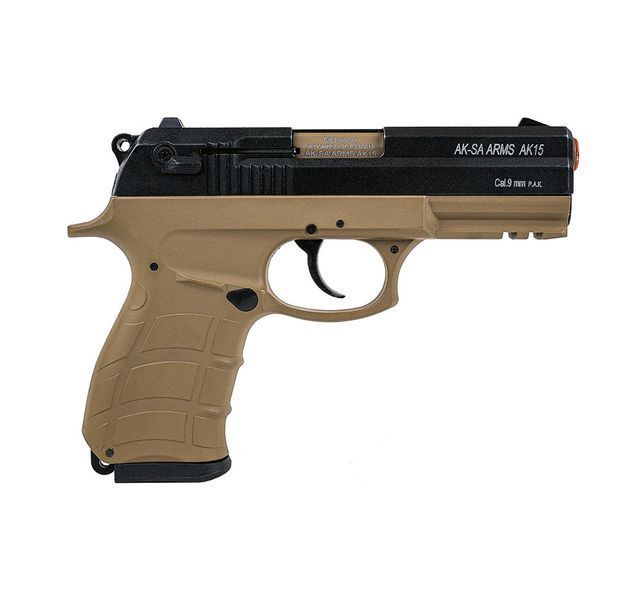 Сигнальний пістолет Aksa Arms AK15 CC-02 Beretta AK15 CC-02 Tan/Black фото