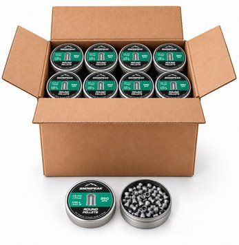 Коробка куль SnowPeak Round Pellets 0,86 г. 50 упаковок по 250 шт SnBox0.86.250.50 фото
