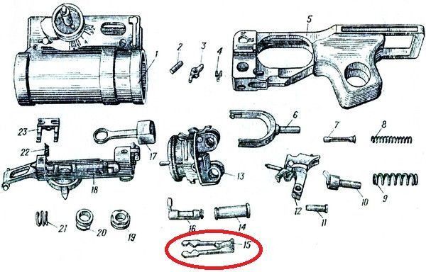 Чека ГП-25 &laquo;Костер&raquo; (ГРАУ-6Г15) 1724039606 фото