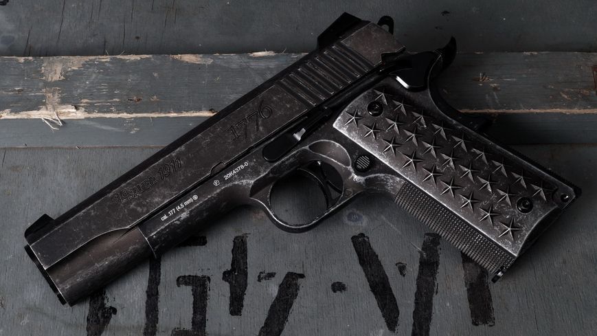 Пневматичний пістолет Sig Sauer Air 1911 "We The People" Blowback (AIR-1911WTP-BB) AIR-1911WTP-BB фото