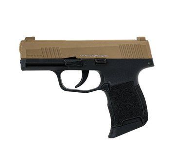Сигнальний пістолет Aksa Arms AK21 CC-02 Sig Sauer P365 AK21 CC-02 Black/Tan фото