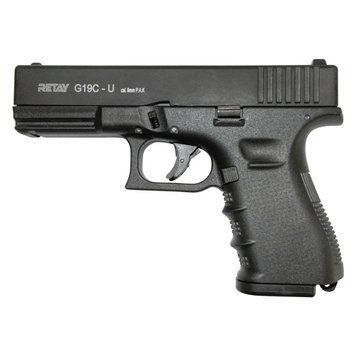 Пистолет стартовый Retay G 19C кал. 9 мм черный 1195.04.20 фото