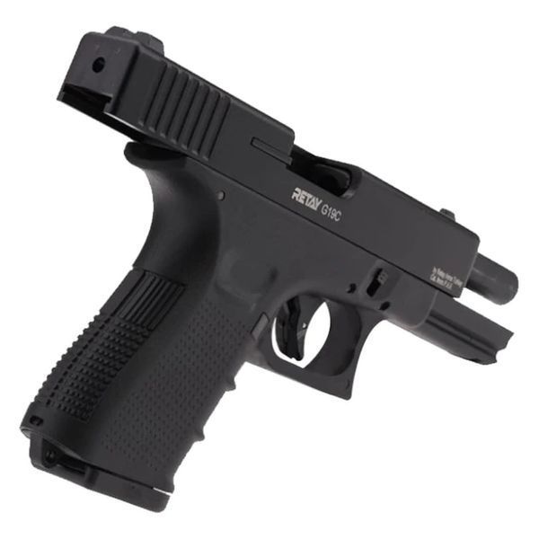 Пістолет стартовий Retay G 19C кал. 9 мм чорний 1195.04.20 фото