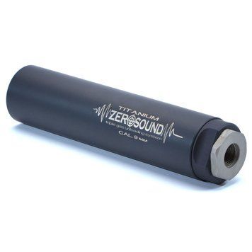 Саундмодератор Zerosound TITAN 9 mm резьба 1/2-28 черный 1011104 фото