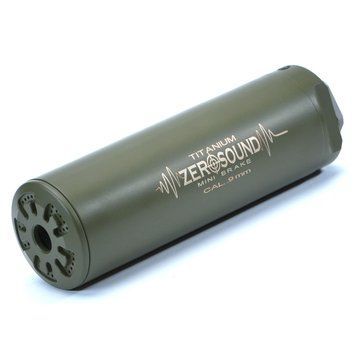 Саундмодератор Zerosound TITAN MINI BRAKE 9 мм різьба 1/2-28 оливковий 1010506 фото